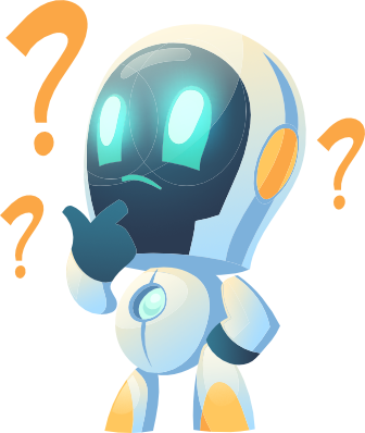 Robot with Question Marks
